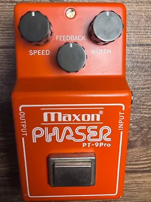 MAXON PHASER PT-9Pro Guitar Effect Pedal Japan Vintage Orange • $300