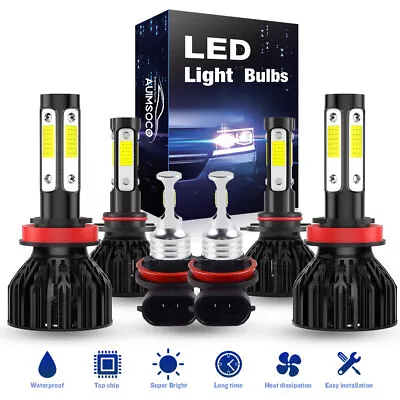 Led Headlights High Low Beam Fog Light For Toyota Camry 2007-2014 • $59.99