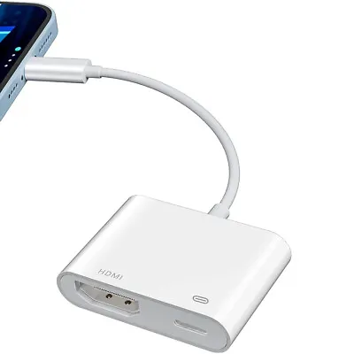 For IOS To Projector/Monitor 8 Pin To HDMI Adapter 1080P (HD) Videos Supported • $27.54