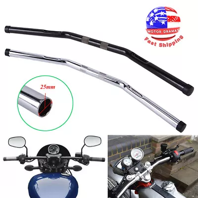 $41.95 • Buy 1  Drag Handle Bar Handlebars For Harley Fatboy 48 72 Dyna V-rod Honda Universal