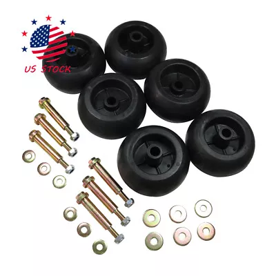 Deck Wheel Kit 6Pc For Exmark Viking Lazer Z Toro Groundsmaster Zero Turn Mower • $45.97