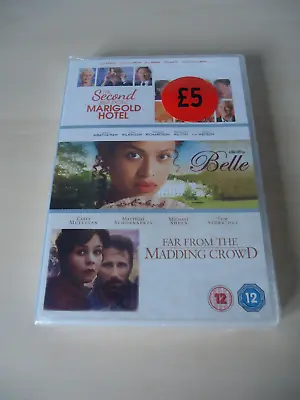 The Second Best Exotic Marigold Hotel / Belle / Far From The Madding Crowd DVD • £2.90