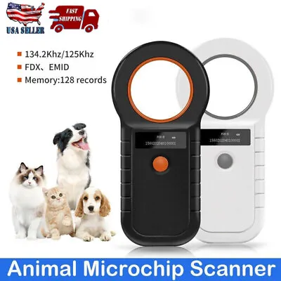 Pet Dog Cat Microchip Reader Animal EMID ISO Chip Scanner Tag ID Identification • $26.99