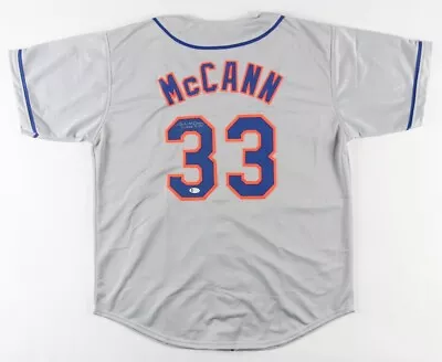 James McCann Autographed Jersey New York Mets (Beckett) • $25