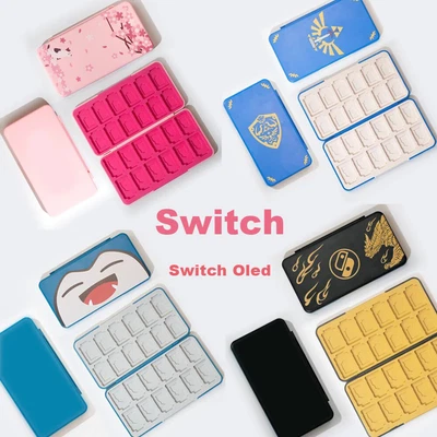 $22.39 • Buy Nintendo Switch 24 Games In 1 Shock Proof Hard Storage Case Splatoon & Pokemon..