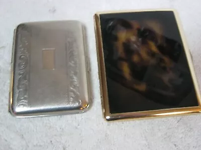 Vintage Two Cigarette Cases Germany & Celimax Japan. Estate Find Must See • $39.99