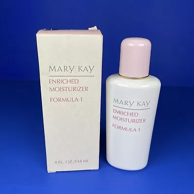 Mary Kay ENRICHED MOISTURIZER  Formula 1 Dry Skin NOS 4 Oz #1066 • $47.91