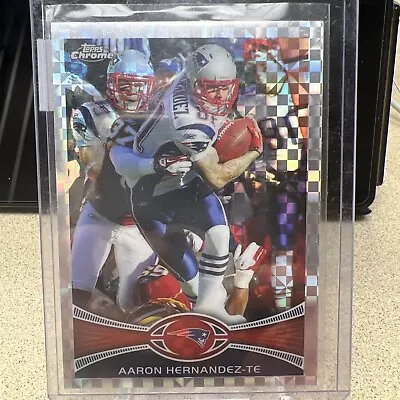 2012 Topps Chrome - Prism Refractor #112 Aaron Hernandez /216 • $15