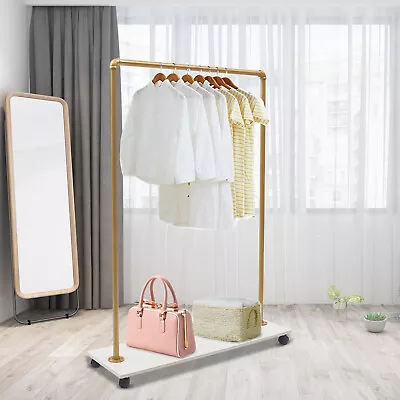 Durable Using Women Clothing Store Garment Retail Display Metal Rack For Clothes • $98.80