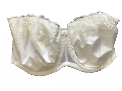 Charnos Ladies Cream Strapless Bra - Size 38FF • £9.99