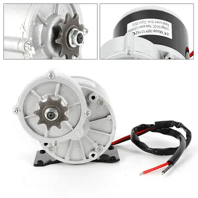 350W 24V DC Electric Motor For Bicycle Bike Scooter MY1016Z3 Gear Reduction  • $50