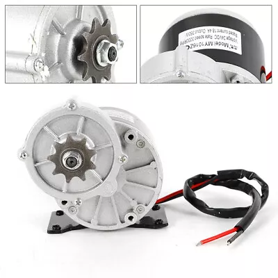 DC 24V Electric Gear Motor Fit Bicycle EBike Scooter Gear Reduction 300rpm 350W • $47