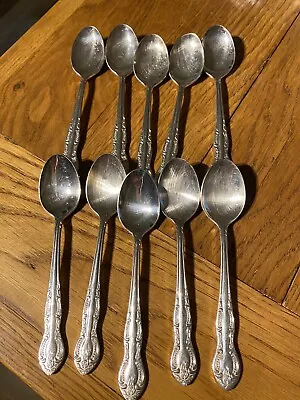 10 Vintage Falstaff Silver Plate Tea/Coffee Spoons • £15