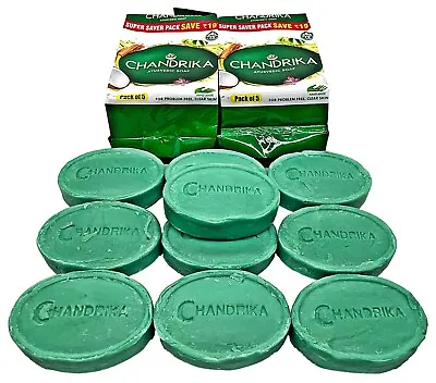 Chandrika Classic Indian-Soap-Bar-Antibacterial-Face -Acne-Body-Skin-Spots-Clean • £99.99