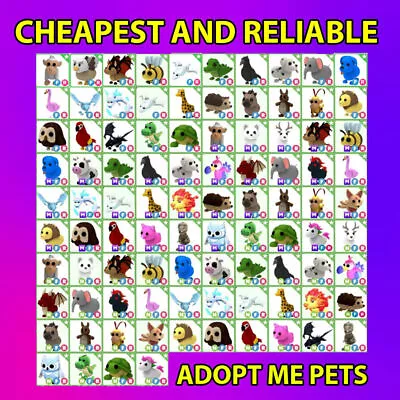 Adopt Roblox Pets From Me! MFR | NFR | FR Mega Neon Fly Ride ALL PETS IN STOCK! • $49.79