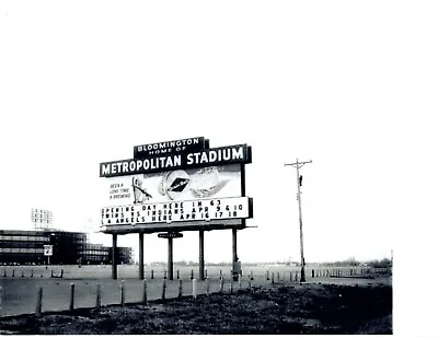 Metropolitan Stadium 8x10 Photo The Met Minnesota Twins Vikings Vintage Football • $5.95