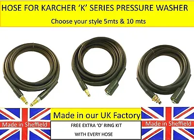 £19.99 • Buy  Karcher Style Pressure Washer Hose K2 K3 K4 K5 K7 Choose Your Style 160 Bar