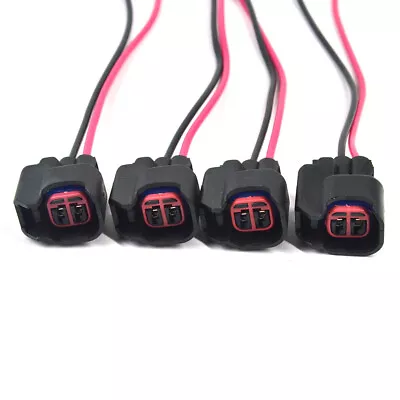 $6.39 • Buy 4 EV6 EV14 Fuel Injector Connector Wiring Plugs For LS2 LS3 LS7 GM