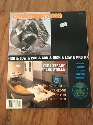 1991 CONTEMPORANEA Frank Stella Cover & Articles International Art • $5.95