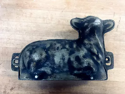 Antique Griswold Cast Iron Lamb Cake Mould 866 Vintage 12 In Wide X 7.5 In • $92