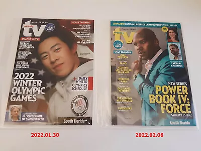 TV Weekly Magazine Issues From 2022-23. Rare And Nice Covers Of Current TV Stars • $14.95