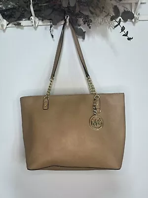 Michael Kors Tote Saffiano Leather Gold Chain • $60