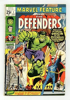 Marvel Feature #1 GD/VG 3.0 1971 1st App. And Origin Defenders • $61