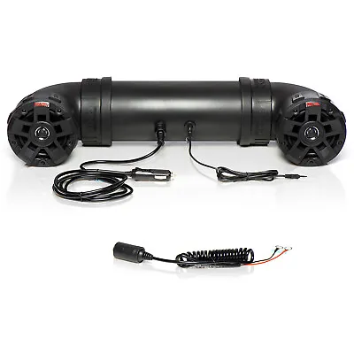 BOSS Audio Systems UTV4B ATV 4” Amplified Speakers IPX5 Weatherproof Bluetooth • $105.42