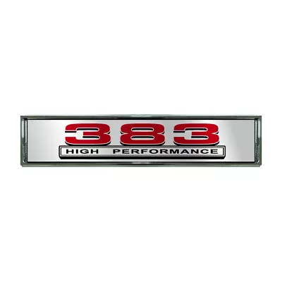 Chrome Badge #5275~high-performance 383~custom Car Emblem Others Available • $37