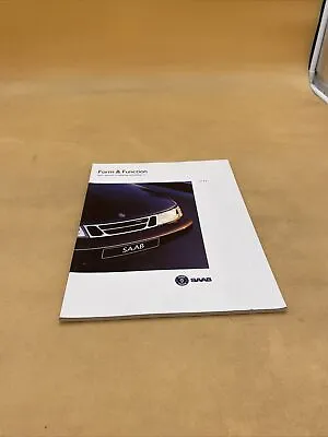 1995 Saab Turbo Form And Function Original Dealer Press Brochure Catalog Book • $11