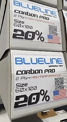 $199 • Buy Nano Carbon Window Film 60 X 100FT 2Ply Rolls WINDOW TINT BLK IN 35% 20% 5%