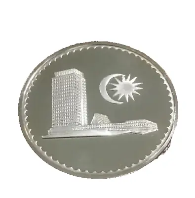 Elf Malaysia 50 Sen 1980 FM Proof  Parliament House  Only 6628 Minted • $15