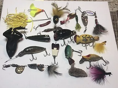 Lot Of Vintage Fishing Lures Tackle Plugs Heddon Mepps  • $9.99