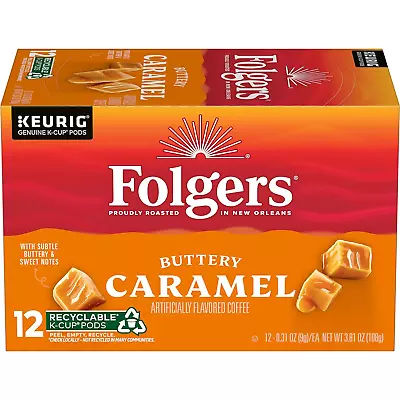 Buttery Caramel Flavored Coffee 72 Keurig K-Cup Pods • $44.05