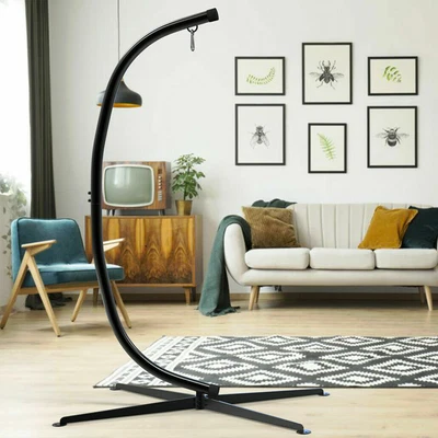 £95.97 • Buy Giant Hanging Hammock Stand Frame Heavy Duty For Rattan Cocoon Egg Swing Chair