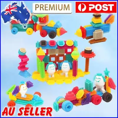 Bristle Shape Blocks Build And Play Fun Bricks Set For Boys Girls (100pcs) • $51.65