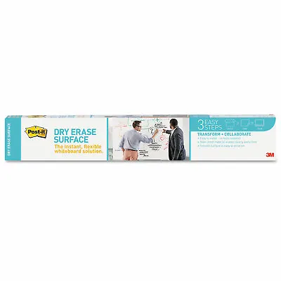 Post-it Dry Erase Surface With Adhesive Backing 36 X 24 White DEF3X2 • $28.98