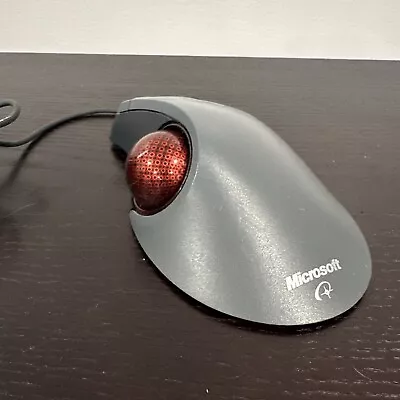 Microsoft Trackball Optical PS2/USB Ball Mouse X08-70386 52240-576 • $19.99