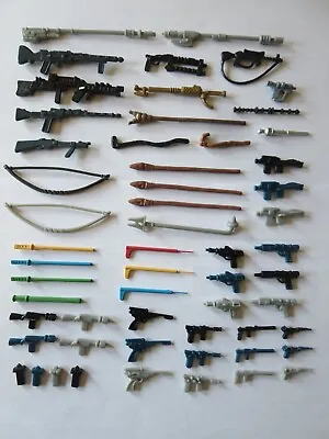 57 Vintage Star Wars Weapons Figures Lot  Repros • $31.99