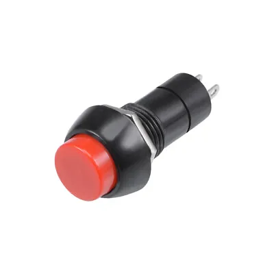 20Pcs12mm Red Momentary Push Button Switch Round Flat Button SPST NO • $12.82