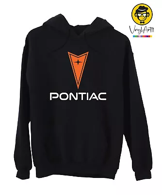 Pontiac Chest Hoodie Stylehooded Sweatshirt • $31.99