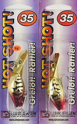 (lot Of 2) Luhr Jensen Hot Shot 35 5434-035-0879 Steel Head Stomp Aq5286 • $0.99