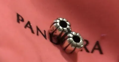 Authentic Pandora Double Clip Rare HTF Charm 4BRACELET Retired ** LAST 1! 790854 • £126.50