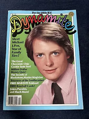 1984 Dynamite Magazine - #118 Michael J. Fox - Baseball Cards - MASH Poster 2 • $10