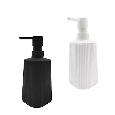 13oz Liquid Soap Dispenser Handwash Container For Body Wash Shampoo Bathroom • £13.80