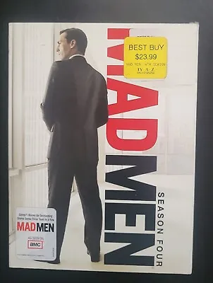 Mad Men: Season Four (DVD 2010) Season 4 (all 13 Episodes) 4 Disc Set SEALED • $4.40