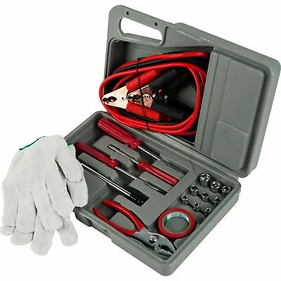 30 Piece Roadside Emergency Auto And Tool Kit - Always Be Prepared • $19.99