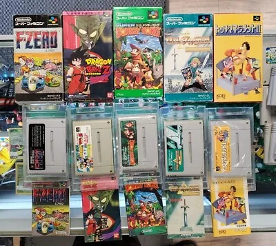 Super Famicom Game Lot All Cib Complete F-zero Dragonball Z Donkey Kong Zelda ++ • $99.99