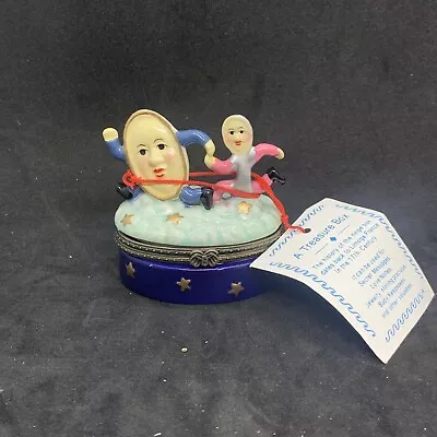 Vintage Nursery Rhyme Dish Ran Away With The Spoon Trinket Box • $10