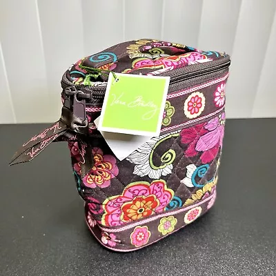 Vera Bradley Retired Pink Libby Mod Floral Lunch Bag Fabric Soft Cooler • $12.99